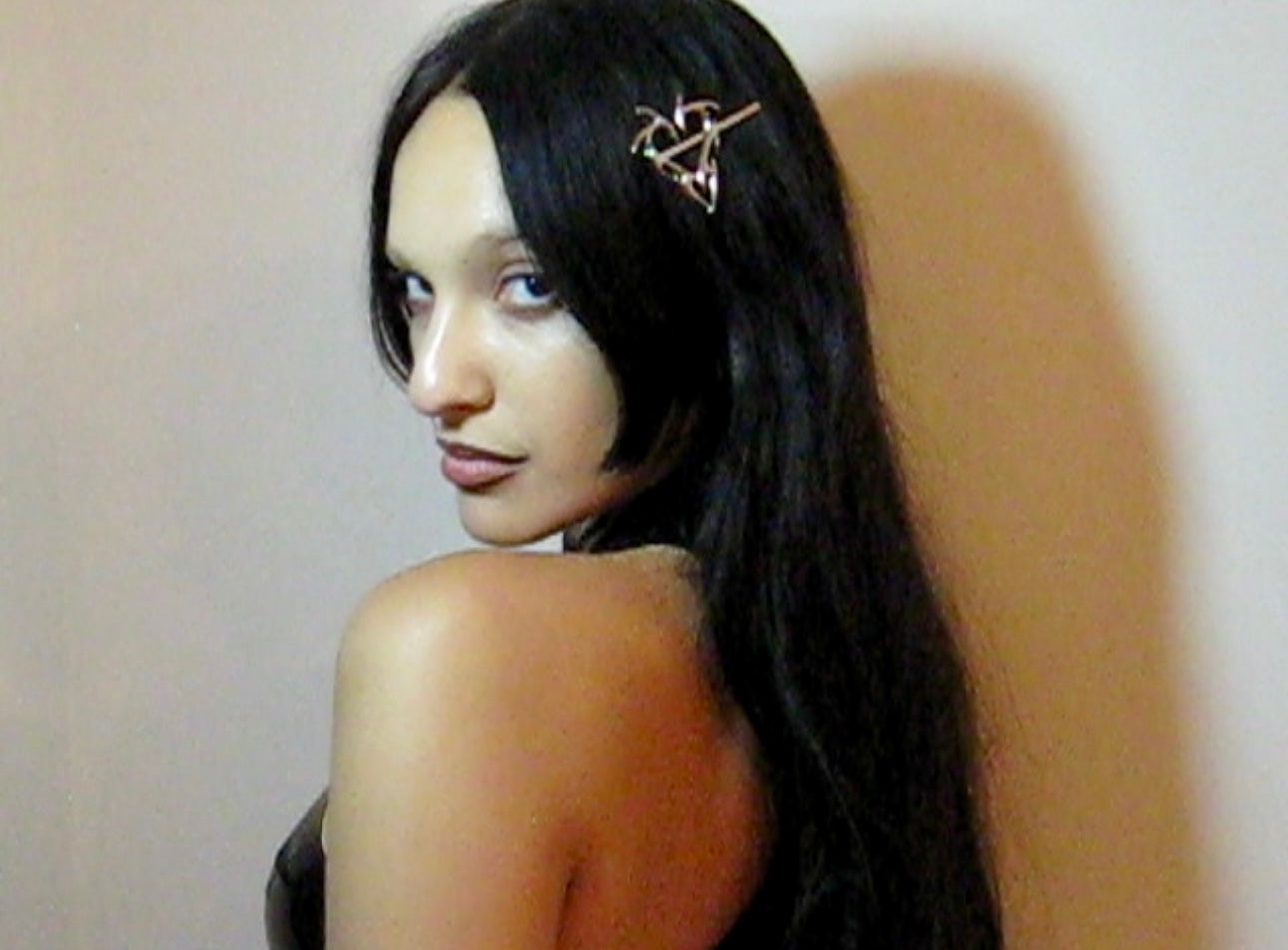 Heavy Metal Heart Clip